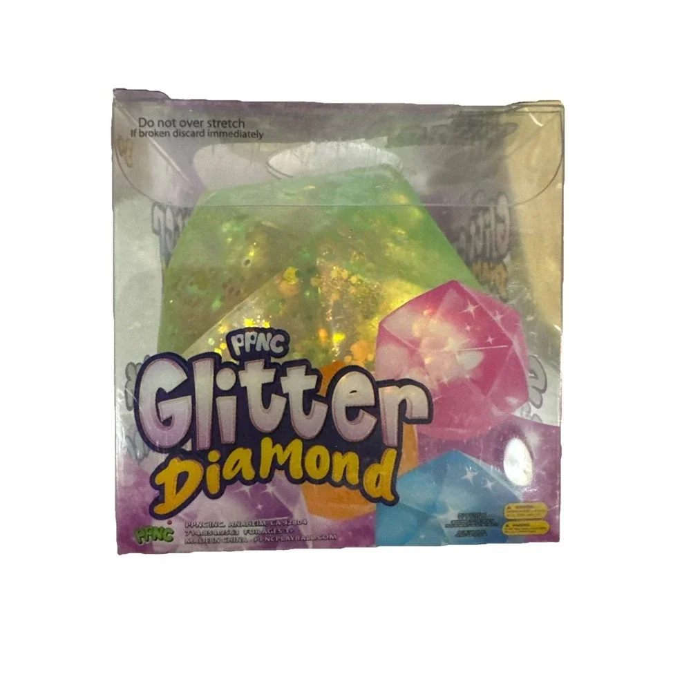 New‎ Glitter diamond squishy Squish the sparkle (super Rare) viral Green